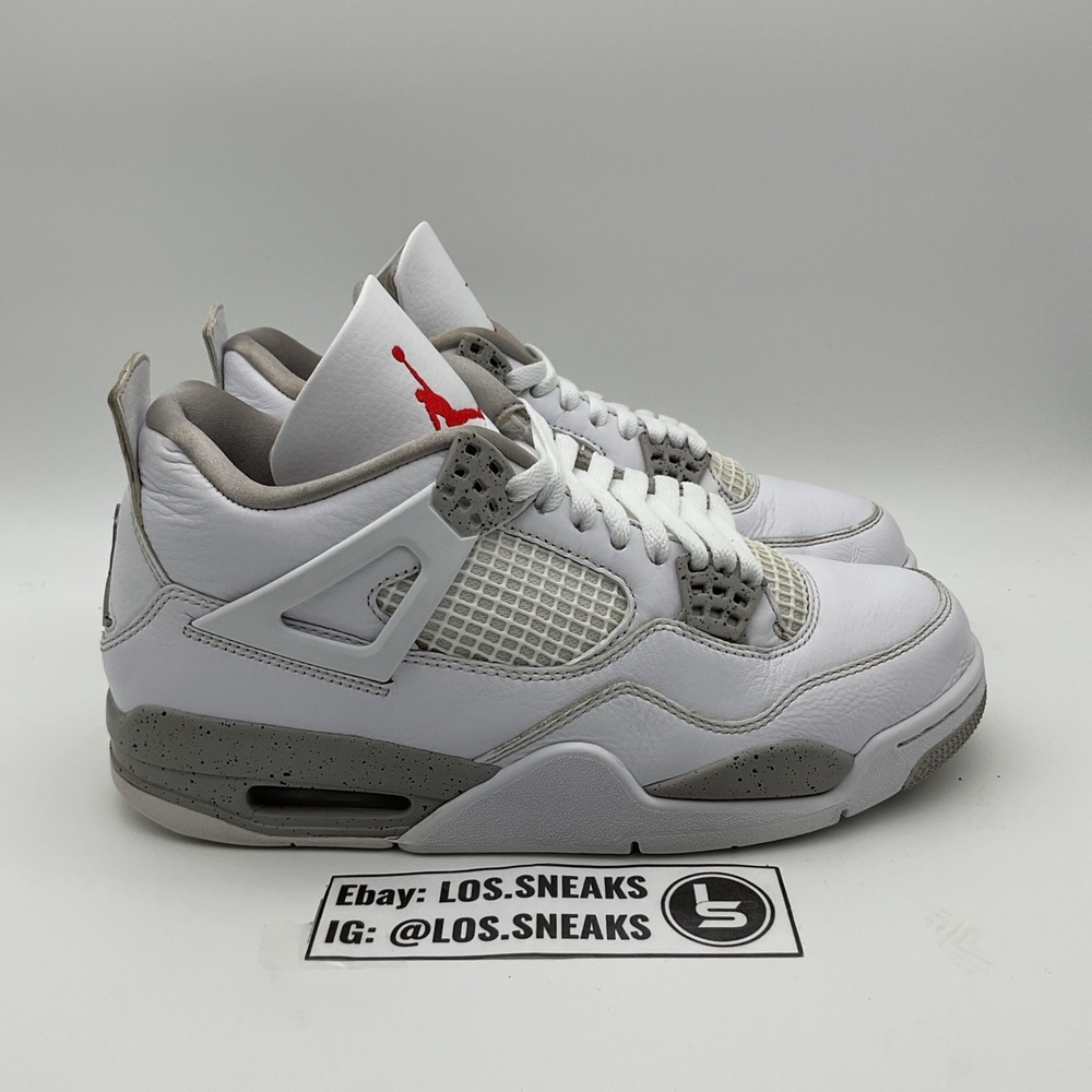 Size 8 - Jordan 4 Retro‎ Mid White Oreo (CT8527-100) - Picture 3 of 8